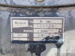 Heraeus 650 C°  Industrieofen, RL 320   (3490)