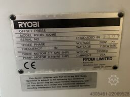 Ryobi 520HE with  Numbering and Perforating UN
