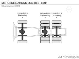 Mercedes-Benz AROCS 2553 BLS -6x4H