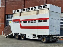 Samro 3 axle - 2 deck livestock - Lifting roof - Regn...