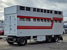 Samro 3 axle - 2 deck livestock - Lifting roof - Regn...