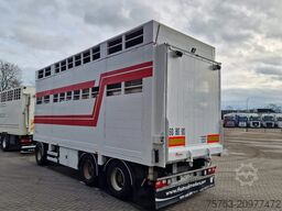 Samro 3 axle - 2 deck livestock - Lifting roof - Regn...