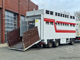 Samro 3 axle - 2 deck livestock - Lifting roof - Regn...