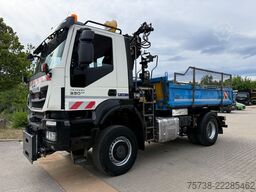 IVECO Trakker 330 4x4 Meiller Kipper+Hiab 088B-2 Funk