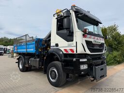 IVECO Trakker 330 4x4 Meiller Kipper+Hiab 088B-2 Funk