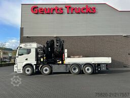 MAN TGS 35.520 OPEN LAADBAK MET EFFER iQ.1400 HP-9 ...