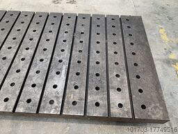 Taque en acier 3800 x 1400 x 130 mm