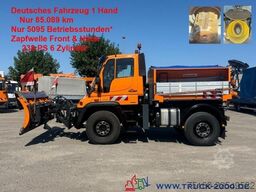 Unimog U400 238PS Winterdienst + Streuer + 3m Schild