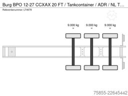 Burg BPO 12-27 CCXAX 20 FT / Tankcontainer / ADR / N...