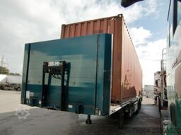 SCHWARZMüLLER PLATEAU-AUFLIEGER SPA3/E CONTAINERVERSCHLüSSE, LIFTACHSE