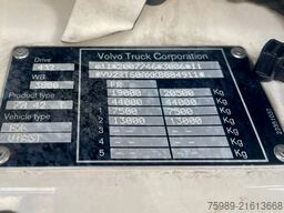 Volvo FH 540 vin: YV2RT60AXKB884911 , EURO6,  2X FUEL...