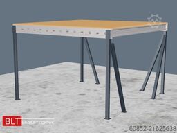 5x5m Lagerbühne , Belastung : 500kg/qm Unterkante: 3m ,ca. 25qm , Systembühne