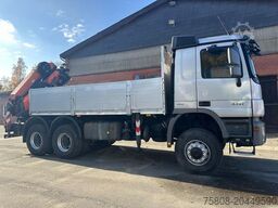 MERCEDES-BENZ Actros 3341 6x6 Pritche Kran 33002 Funk Bohrer