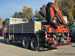 MERCEDES-BENZ Actros 3341 6x6 Pritche Kran 33002 Funk Bohrer