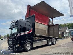Scania S 650 6x4, Achterkipper en Zijopenen