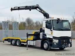 RENAULT T 380 * Abschleppwagen 7,50m* KRAN/FUNK * TOP