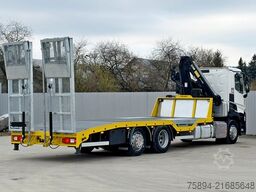 RENAULT T 380 * Abschleppwagen 7,50m* KRAN/FUNK * TOP