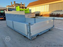 CONTAINER SCARRABILE NUOVO A PIANALE CON SPONDE