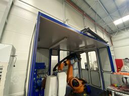 Schleifzelle mit Roboter Kuka KR 180
