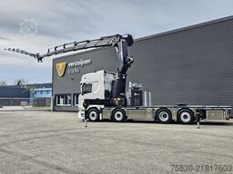 Scania R590 V8 / 8x2 / HMF 9520 + JIB + LIER / TREKKER...
