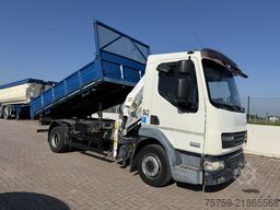 DAF LF45.220 Kipper mit Kran Bonfiglioli