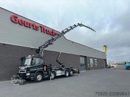 Scania P450 8X2 21 TON HAAKARM + HIAB 548 E-6 + JIB 15...