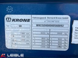 KRONE SD Tautliner*Code XL+Getränke*Liftachse*BPW *