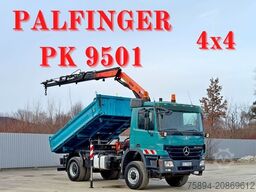 MERCEDES-BENZ ACTROS 1832 * KIPPER 4,00 m + PK 9501 * 4x4