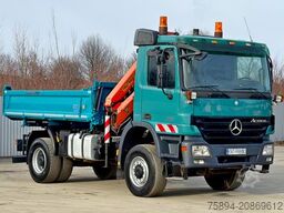 MERCEDES-BENZ ACTROS 1832 * KIPPER 4,00 m + PK 9501 * 4x4