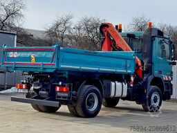 MERCEDES-BENZ ACTROS 1832 * KIPPER 4,00 m + PK 9501 * 4x4