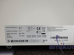 Binder Kälte-Wärmetestkammer MK 53 E2