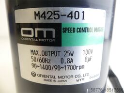 Oriental Motor M425-401 Max. Output 25W 100V~ 50/60Hz 0,8A WY9