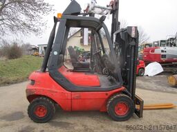 Linde H25D - Triplex-Freihub 4,3m + Seitenschieber