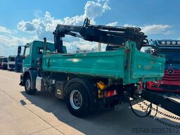 MERCEDES-BENZ AXOR 1833*DREISETENKIPPER*HIAB KRAN 12 M*MEILLER