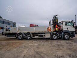 MAN TGS 35.360 BL-8X2-6+PALFINGER 27 T/m + 8EXT