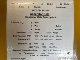 CAT 3512 - 1250 kVA Used Generator - DPX-12662