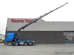 Scania R560 V8 8X2 TREKKER/BAKWAGEN + HIAB 477E-8 HIPR...