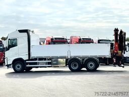 Volvo FH 460 6x2-4 Baustoff-Pritsche m.Fassi  MIETE