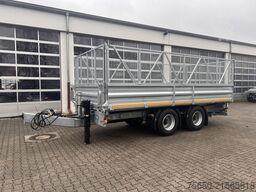 Möslein TTD 19 AB  19 t Tandemkipper Tieflader, BreitbereifungGitteraufsatz