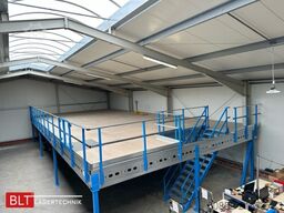 5x10m Lagerbühne , Belastung : 500kg/qm Unterkante: 3m ,ca. 50qm , Systembühne