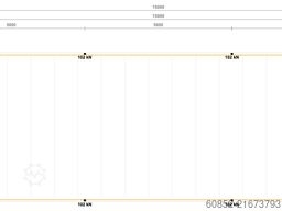 5x15m Lagerbühne , Belastung : 500kg/qm Unterkante: 3m ,ca. 75qm , Systembühne