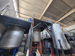 CHEMICAL PRODUCTION PLANT/REACTORS STAINLESS STEEL SYSTEM WITH RECIPES