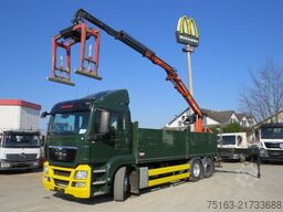 MAN TG-S 26.400 6x2-2 BL Pritsche Heckkran Atlas 165