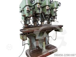 WEBO 4-Głowicowa Wiertarka Wielowrzecionowa 4×0,75 kW 200–3000 obr./min