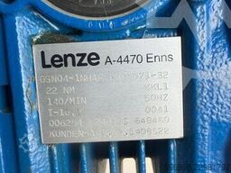 Lenze GSN04-1NHAR Getriebemotor 0,37 kW 140 U/min i=10 WEG AL71-4 3-Ph IP55