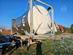 VAN HOOL Tankchassis mit Tankcontainer