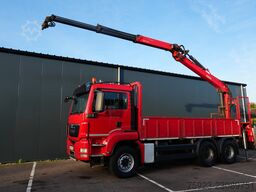 MAN TGS 33.440 6x4 open box with Palfinger crane