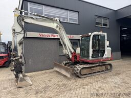 TAKEUCHI TB175 Graafmachine Rups 2008 Yanmar Diesel inclusief 5 bakken + palletvork