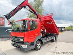 MERCEDES-BENZ Atego 818 Kipper KRAN Greifer FUNK AHK