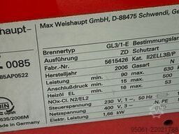 Weishaupt GL3/1-E /// 630kw Weishaupt GL3 /// 630kw,ÖL/GAS